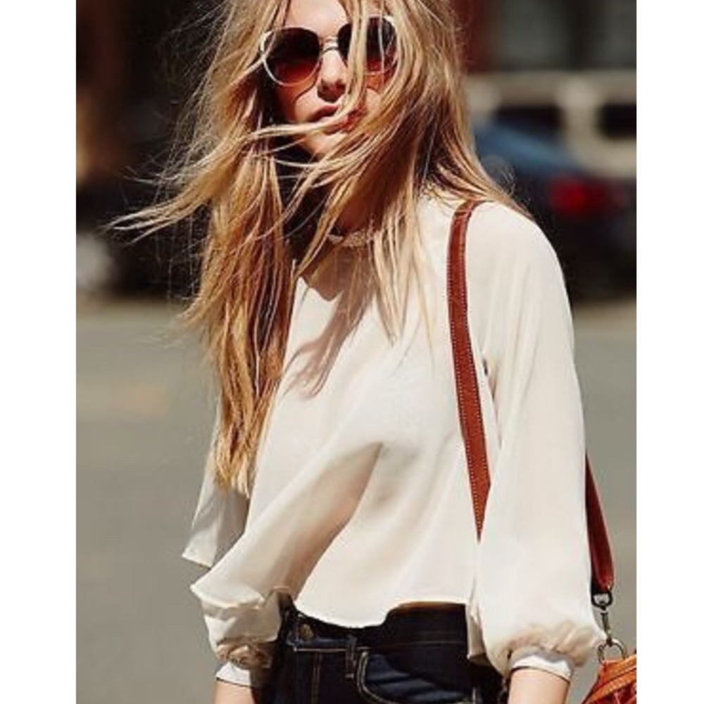 Free People Cardigan Blouse